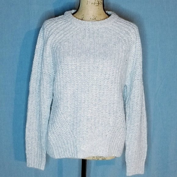 A NEW DAY - EUC Light Grey Crewneck Pullover Sweater, Sz M - Picture 1 of 6